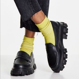 ASOS chunky lugged sole loafers